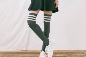 韩国日系高筒袜长筒袜子